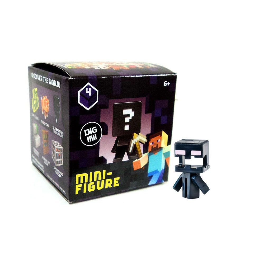 Minecraft 2.5 cm action figure Serie 4 STEVE WITH ARROW DAMAGE Single Mini Figure NEW in opened box