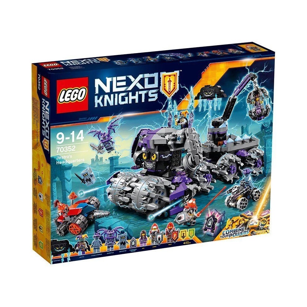 LEGO NEXO KNIGHTS 70352 IL QUARTER GENERALE DI JESTRO