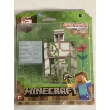 MINECRAFT 2,5 cm / 1 ACTION FIGURES SQUID , ALEX , BLACK SHEEP NETHERRACK  SERIES 3 MOJANG - MATTEL CKH40