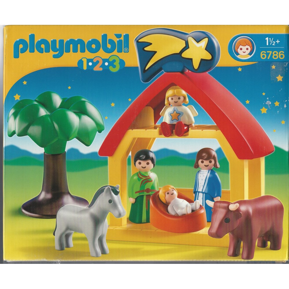 PLAYMOBIL 1-2-3 6786 CHRISTMAS MANGER - NATIVITY