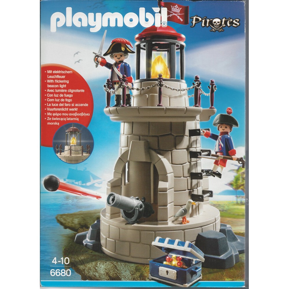 PLAYMOBIL PIRATES 6680 L'AVAMPOSTO DELLA MARINA REALE