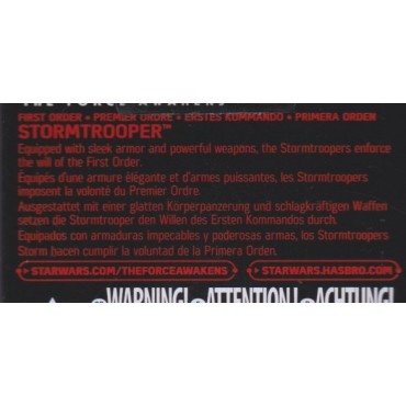 STAR WARS ACTION FIGURE  5 " - 14 cm FIRST ORDER STORMTOOPER  hasbro B3950