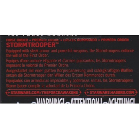 STAR WARS ACTION FIGURE  5 " - 14 cm FIRST ORDER STORMTOOPER  hasbro B3950