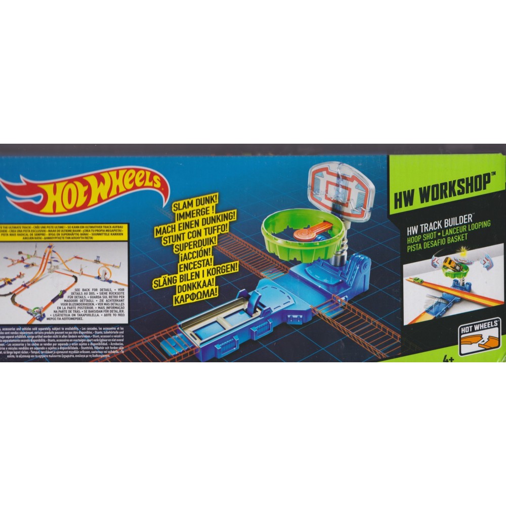 HOT WHEELS HW TRACK BUILDER HOOP SHOT Mattel BGX 76