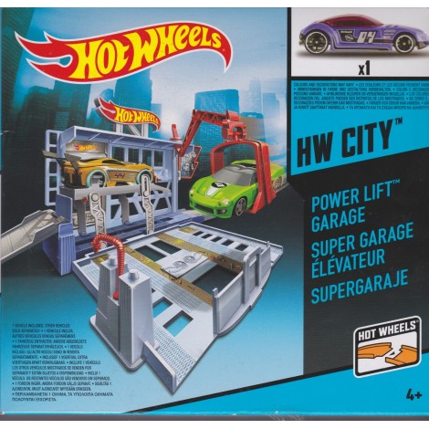 HOT WHEELS HW TRACK BUILDER POWER LIFT GARAGE Mattel BGH98