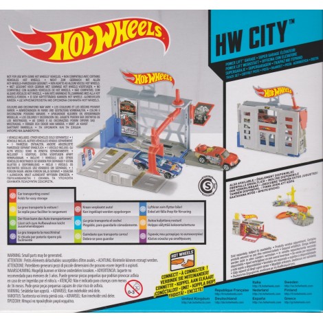 HOT WHEELS HW TRACK BUILDER POWER LIFT GARAGE Mattel BGH98