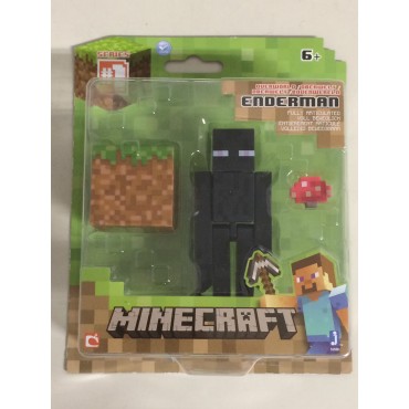 MINECRAFT 2,5 cm / 1 ACTION FIGURES SQUID , ALEX , BLACK SHEEP NETHERRACK  SERIES 3 MOJANG - MATTEL CKH40