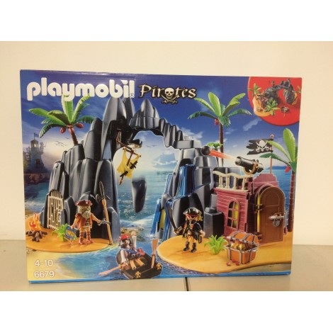 PLAYMOBIL PIRATES 6679 TREASURE ISLAND WITH LOCKABLE JAIL