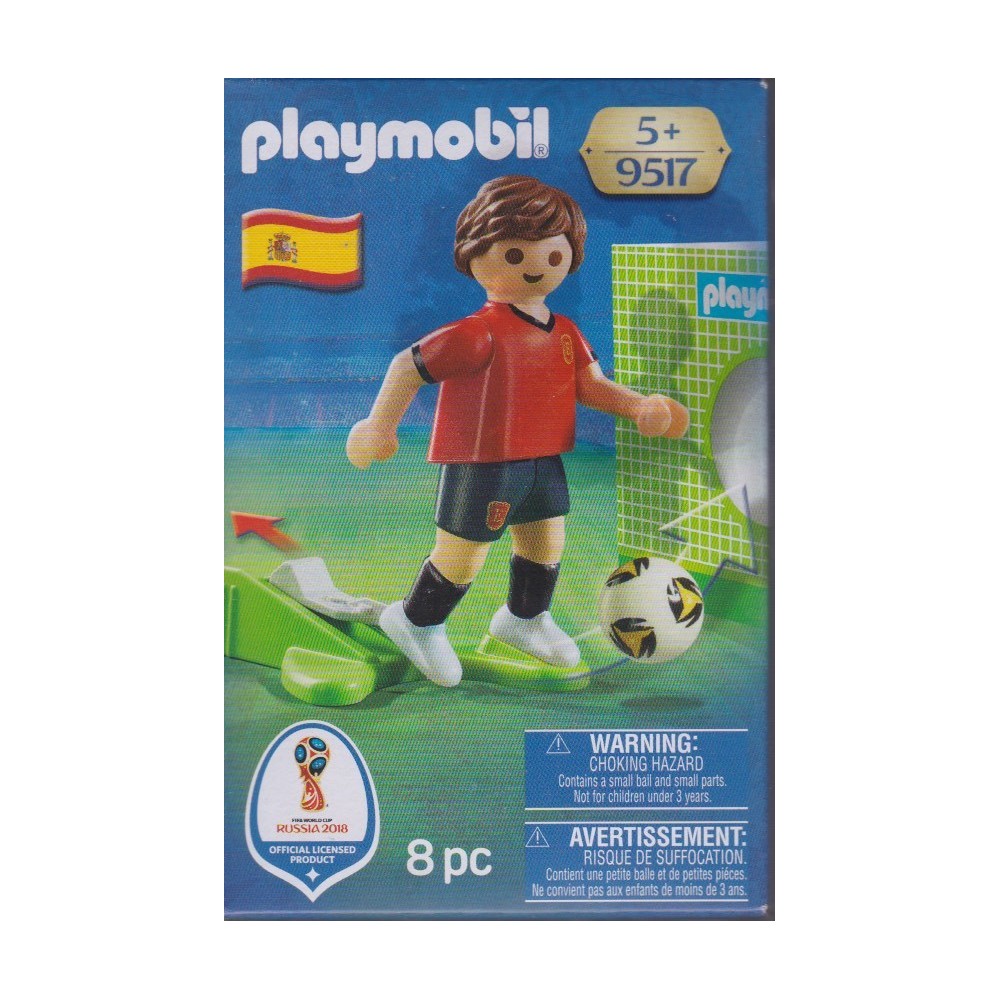 PLAYMOBIL 9517 FIFA WORLD CUP  RUSSIA 2018 SPAIN  NATIONAL TEAM PLAYER