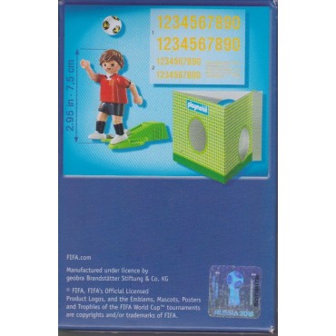 PLAYMOBIL 9517 FIFA WORLD CUP  RUSSIA 2018 SPAIN  NATIONAL TEAM PLAYER