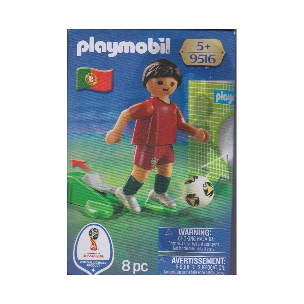 PLAYMOBIL 9517 COPPA DEL MONDO FIFA RUSSIA 2018 PORTOGALLO CALCIATORE NAZIONALE