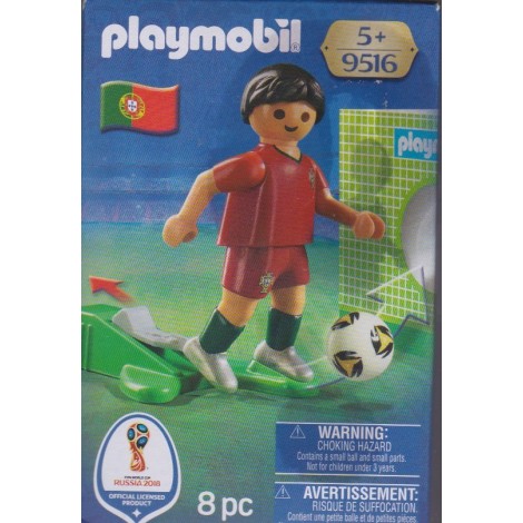 PLAYMOBIL 9517 COPPA DEL MONDO FIFA RUSSIA 2018 PORTOGALLO CALCIATORE NAZIONALE