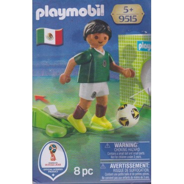 PLAYMOBIL 9515 COPPA DEL MONDO FIFA RUSSIA 2018 MESSICO CALCIATORE NAZIONALE