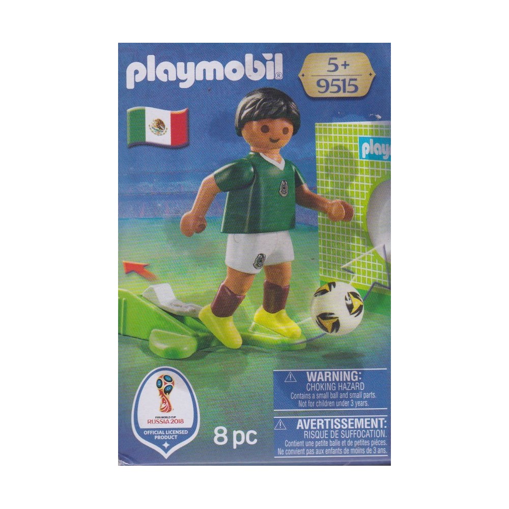 PLAYMOBIL 9515 COPPA DEL MONDO FIFA RUSSIA 2018 MESSICO CALCIATORE NAZIONALE