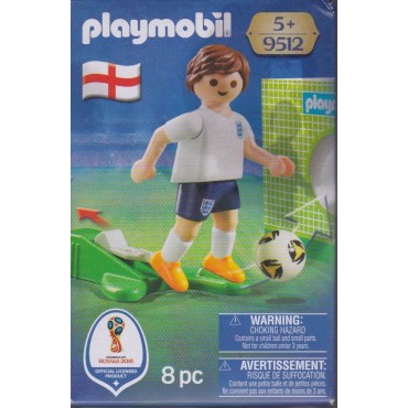 PLAYMOBIL 9512 COPPA DEL MONDO FIFA RUSSIA 2018 INGHILTERRA CALCIATORE NAZIONALE