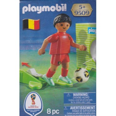 PLAYMOBIL 9509 FIFA WORLD CUP  RUSSIA 2018 BELGIUM NATIONAL TEAM PLAYER