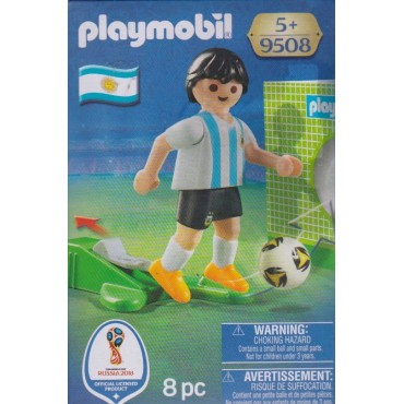 PLAYMOBIL 9508 FIFA WORLD CUP  RUSSIA 2018 ARGENTINA NATIONAL TEAM PLAYER