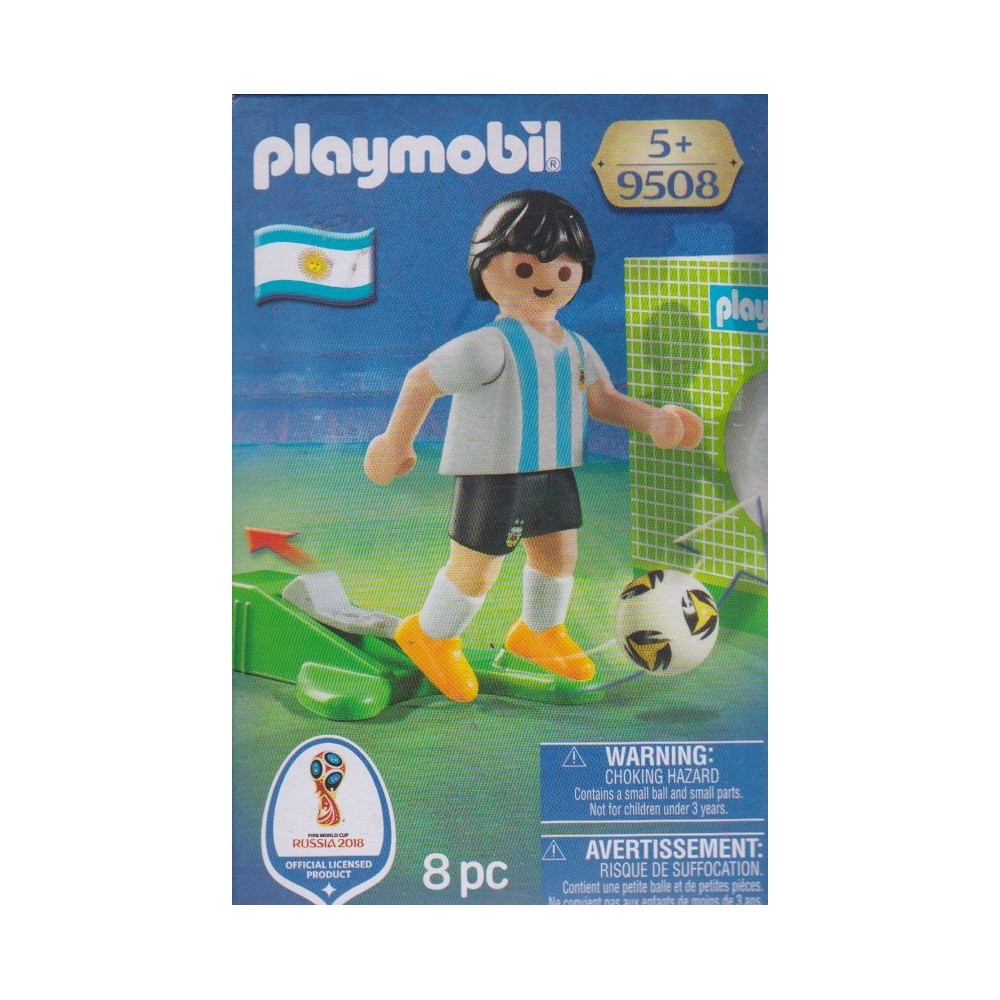 PLAYMOBIL 95108  COPPA DEL MONDO FIFA RUSSIA 2018 ARGENTINA CALCIATORE NAZIONALE