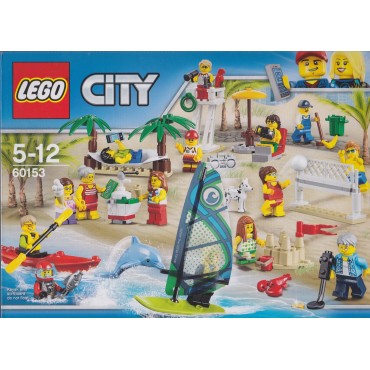 LEGO CITY 60153 DIVERTIMENTO IN SPIAGGIA - MINIFIGURES PACK