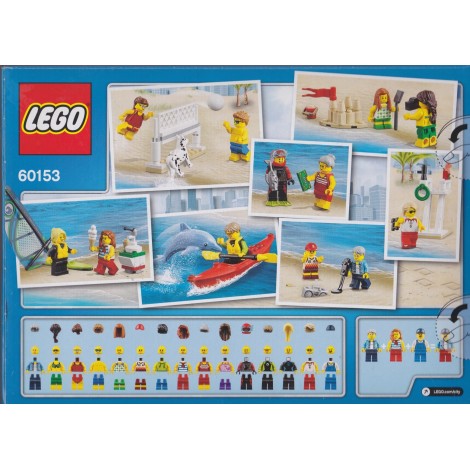 LEGO CITY 60153 DIVERTIMENTO IN SPIAGGIA - MINIFIGURES PACK