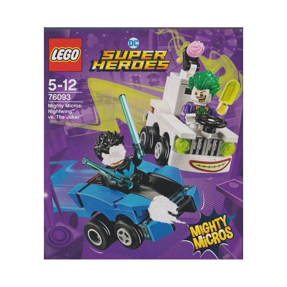 LEGO SUPER HEROES 76093 scatola danneggiata MIGHTY MICROS : NIGHTWING VS THE JOKER