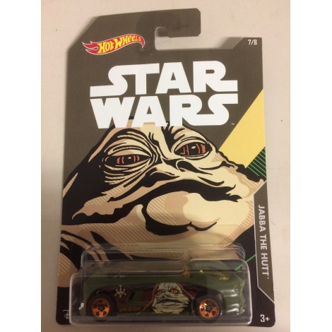 HOT WHEELS - STAR WARS  CHARACTER CAR JABBA THE HUTT / DEDRA II single vehicle package FKD62