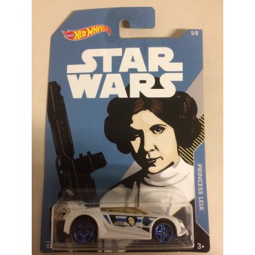 HOT WHEELS - STAR WARS  CHARACTER CAR PRINCESS LEIA  / QUICK N' SIK single vehicle package FKD64