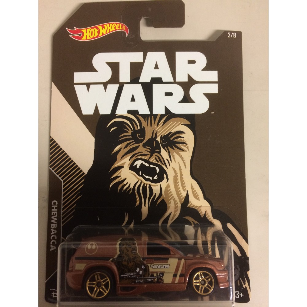 HOT WHEELS - STAR WARS  CHARACTER CAR CHEWBACCA / FANDANGO single vehicle package FKD65