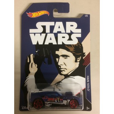 HOT WHEELS - STAR WARS  CHARACTER CAR HAN SOLO / TWINDUCTION  single vehicle package FKD58