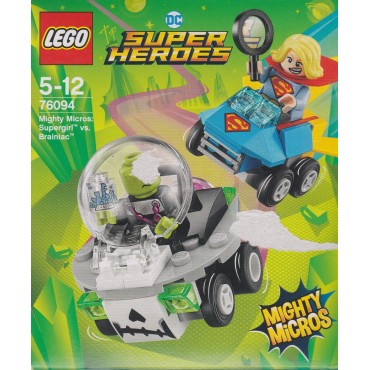 LEGO SUPER HEROES 76094 scatola danneggiata MIGHTY MICROS : SUPERGIRL VS BRAINIAC