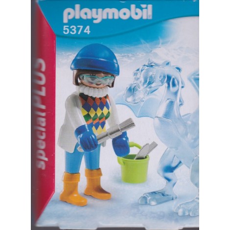 PLAYMOBIL SPECIAL PLUS 5374 ARTISTA CON SCULTURA DI GHIACCIO