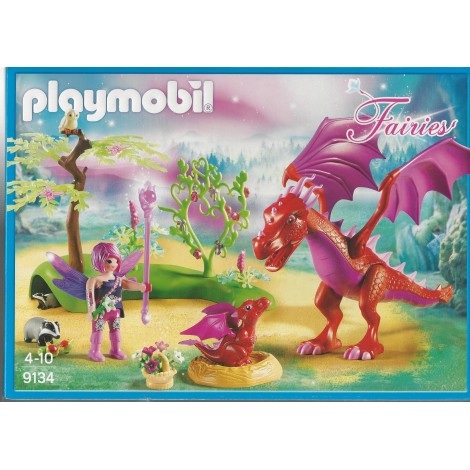 PLAYMOBIL FAIRIES 9134 FRIENDLY DRAGON WITH BABY