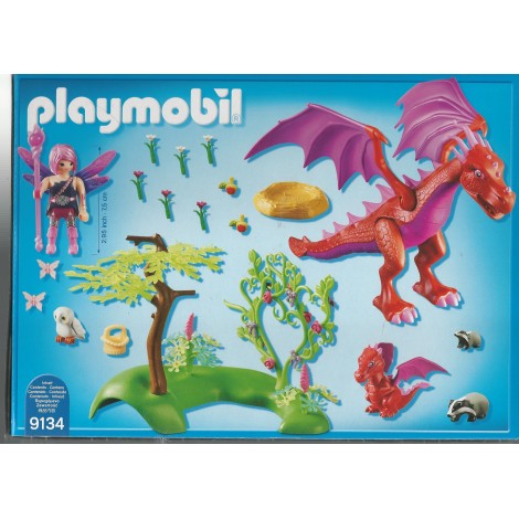 PLAYMOBIL FAIRIES 9134 MAMMA DRAGO CON CUCCIOLO