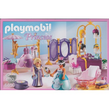 PLAYMOBIL PRINCESS 6850 PRINCESS DRESSING ROOM WITH SALON