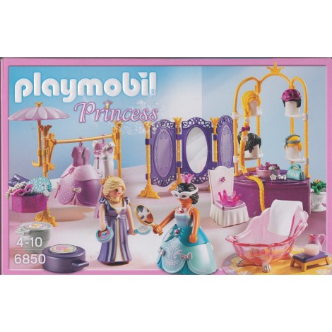 PLAYMOBIL PRINCESS 6850 PRINCESS DRESSING ROOM WITH SALON