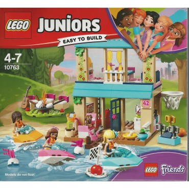 LEGO JUNIORS EASY TO BUILT  10763 STEPHANIE'S LAKESIDE HOUSE