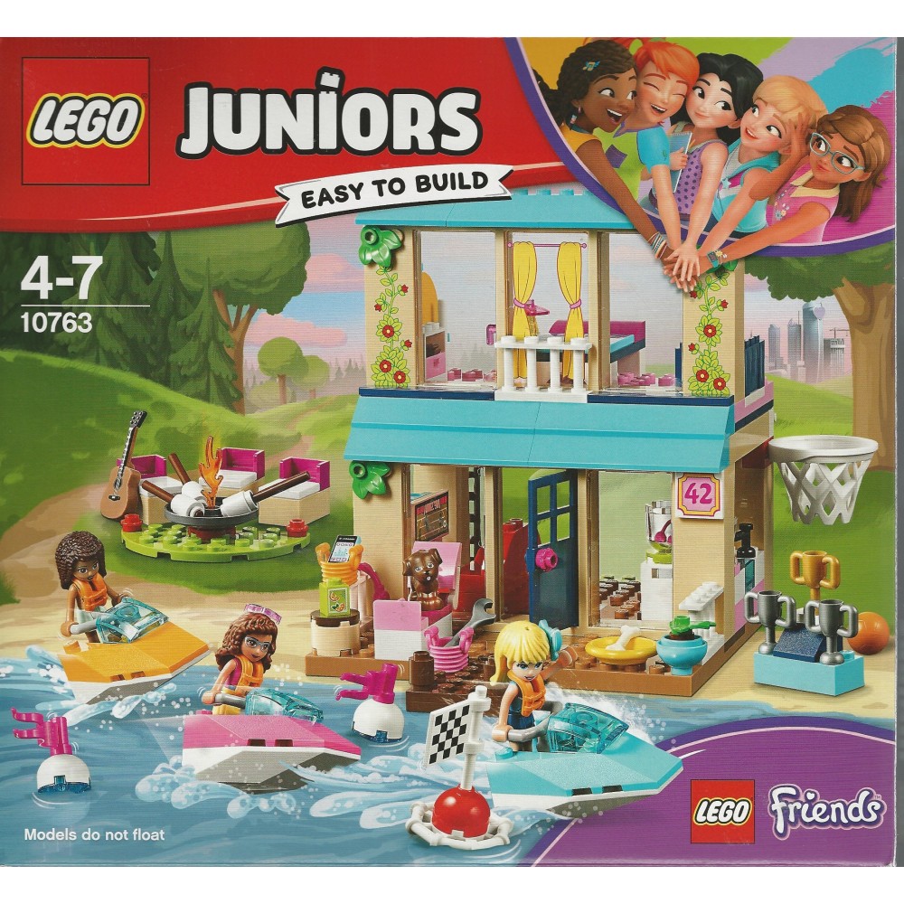 LEGO JUNIORS EASY TO BUILT  10763 LA CASA SUL LAGO DI STEPHANIE