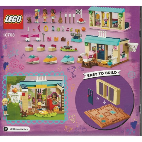 LEGO JUNIORS EASY TO BUILT  10763 STEPHANIE'S LAKESIDE HOUSE