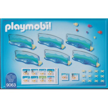 PLAYMOBIL FAMILY FUN 9063 AQUARIUM ENCLOSURE