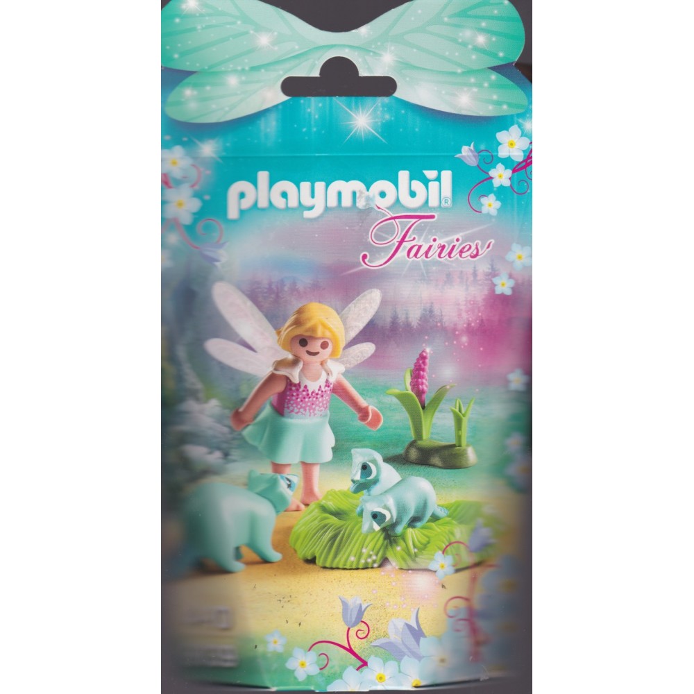 PLAYMOBIL FAIRIES 9139 FAIRY GIRL WITH RACCOONS