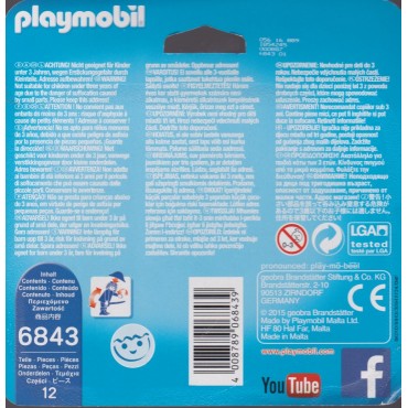 PLAYMOBIL  DUO PACK 6843 PRINCIPESSA E CASTELLANA