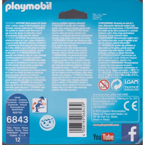 PLAYMOBIL  DUO PACK 6843 PRINCIPESSA E CASTELLANA