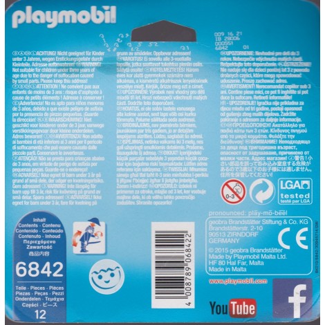 PLAYMOBIL  DUO PACK 6842 GNOMO E FATINA