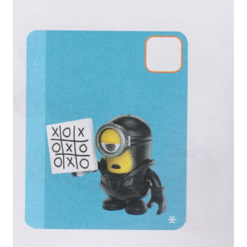 MEGA CONSTRUX FIGURE DESPECABLE ME - MINIONS SERIE 9 MINION COVERED IN INK TIC TAC TOE