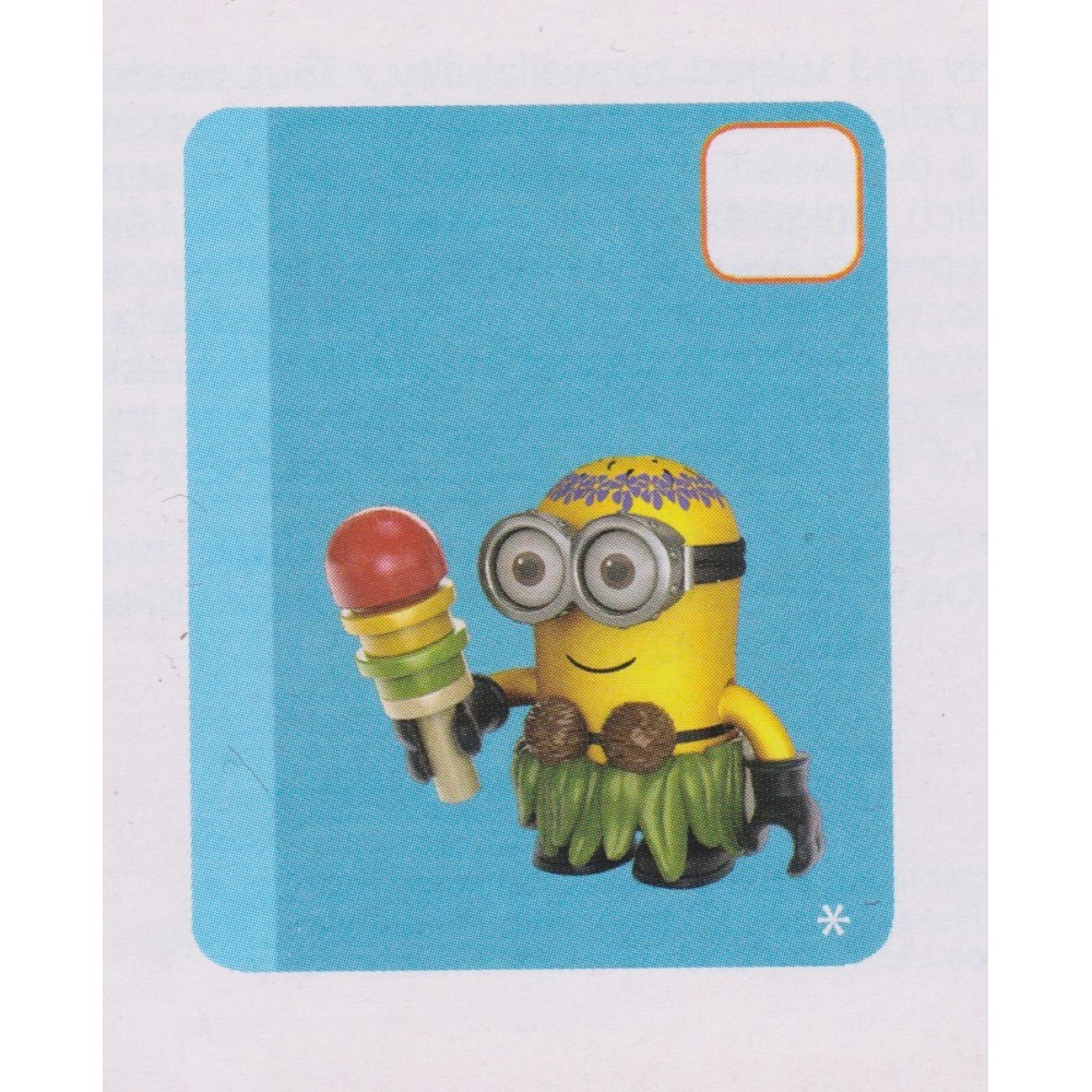 MEGA CONSTRUX FIGURE DESPECABLE ME - MINIONS SERIE 10 MINION ISLAND LUAU WITH ICE CREAM