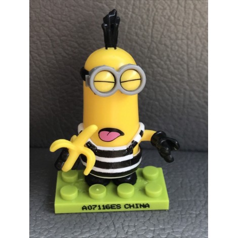 MEGA CONSTRUX FIGURE DESPECABLE ME - MINIONS SERIE 10 PRISONER MINION WITH ROTTEN BANANA