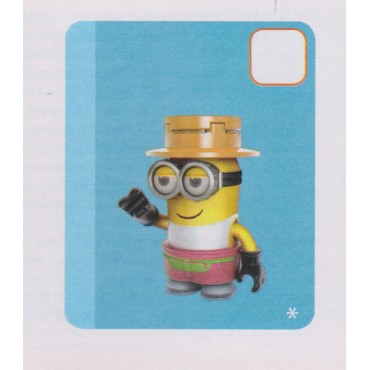 MEGA CONSTRUX FIGURE DESPECABLE ME - MINIONS SERIE 10 PRISONER MINION TOURIST WITH HAT