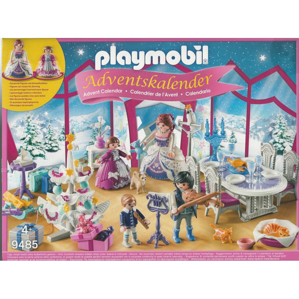 PLAYMOBIL CALENDARIO DELL'AVVENTO 9485 BALLO DI NATALE NEL SALONE DI CRISTALLO