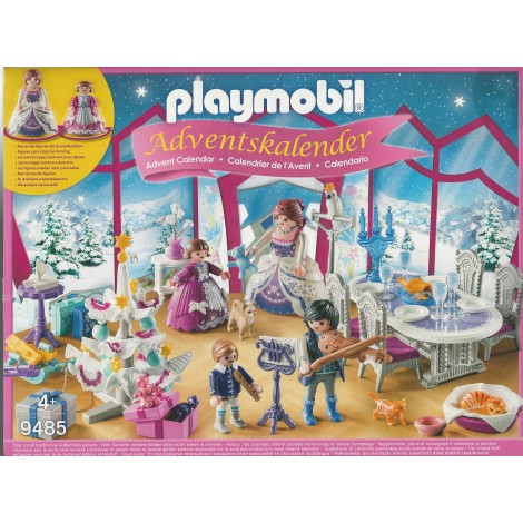 PLAYMOBIL CALENDARIO DELL'AVVENTO 9485 BALLO DI NATALE NEL SALONE DI CRISTALLO