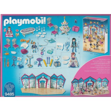 PLAYMOBIL CALENDARIO DELL'AVVENTO 9485 BALLO DI NATALE NEL SALONE DI CRISTALLO